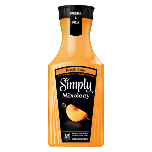 Simply Mixology Peach Sour 52oz Btl