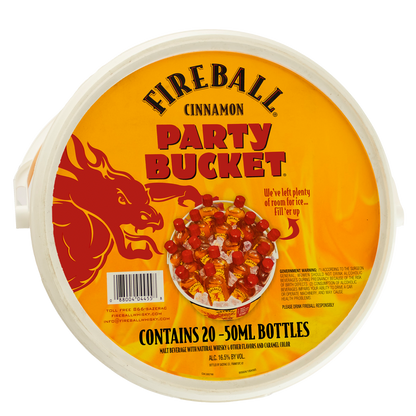 Fireball Party Bucket Malt Based 20pk 50ml (33 Proof)