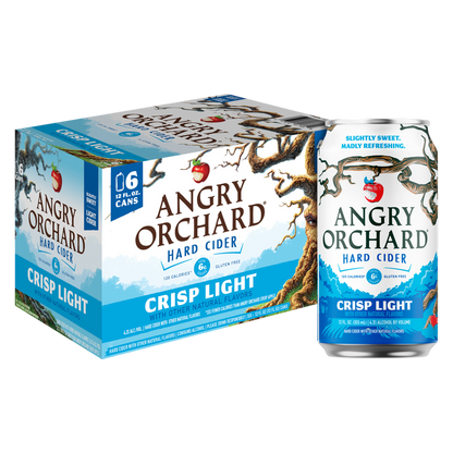 Angry Orchard Crips Light Hard Cider 6pk 12oz 4.3% ABV