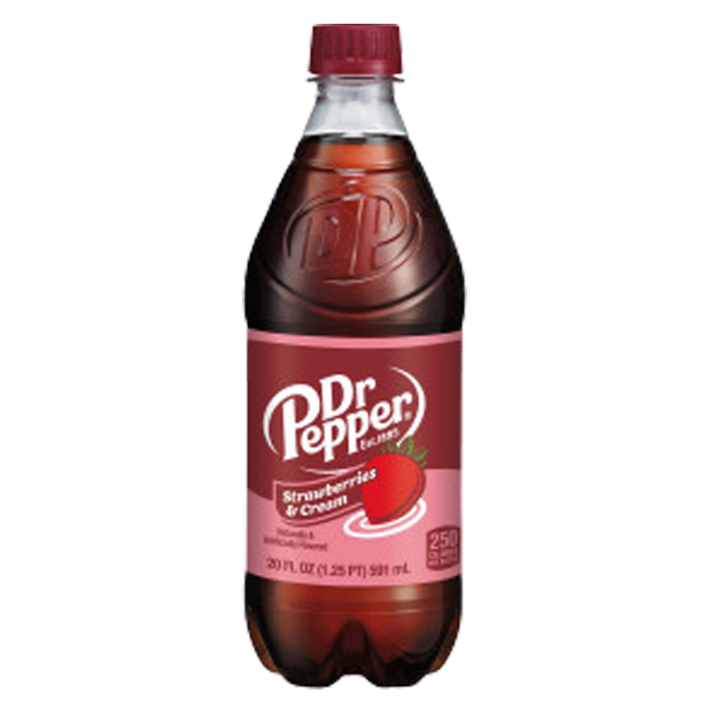 Dr Pepper Strawberries and Cream 20oz Btl
