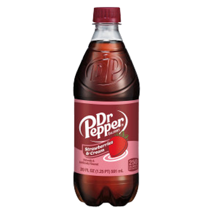 Dr Pepper Strawberries and Cream 20oz Btl