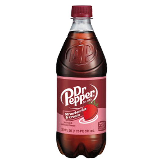 Dr Pepper Strawberries and Cream 20oz Btl