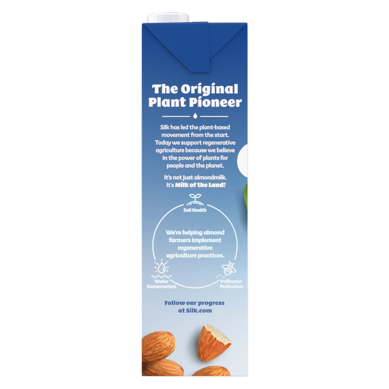 Silk Original Unsweetened Almond Milk 1qt