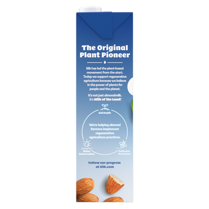 Silk Original Unsweetened Almond Milk 1qt