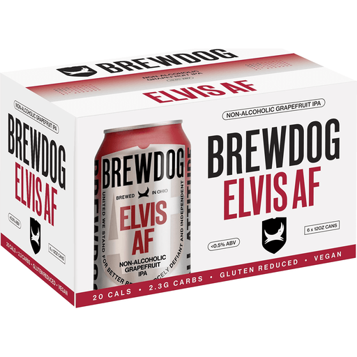Brewdog USA Elvis AF Grapefruit IPA Non-Alcoholic 6pk 12oz Can 0.5% ABV