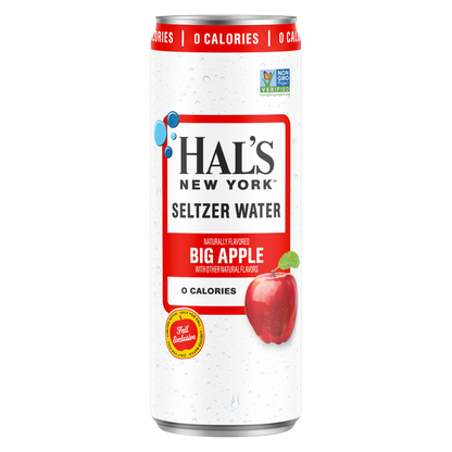 Hal's New York Big Apple Seltzer 8pk 12oz Cans