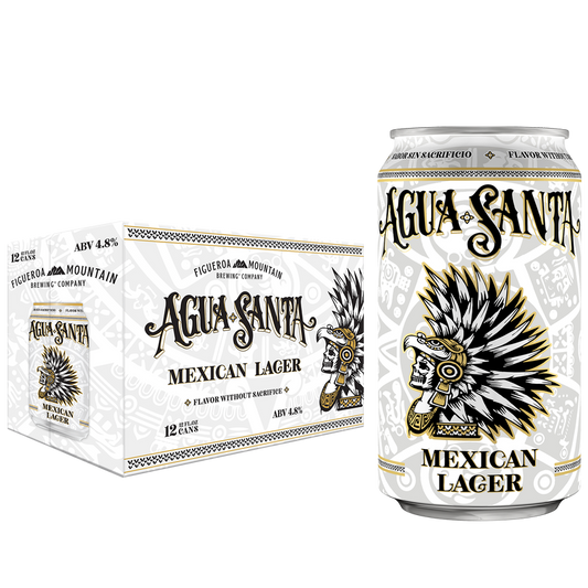 Figueroa Mountain Brewing Co. Agua Santa Mexican Lager 12pk 12oz Cans