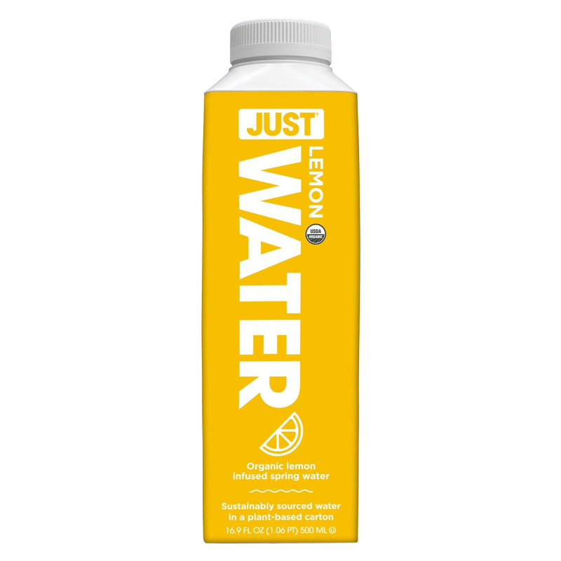 Just Water Lemon Infused Organic Water 16.9oz Btl