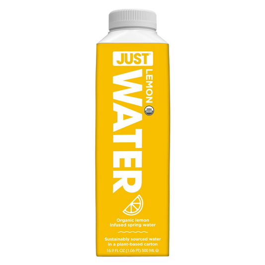 Just Water Lemon Infused Organic Water 16.9oz Btl