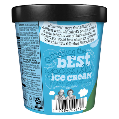 Ben & Jerry's Peanut Butter Half Baked Ice Cream Pint