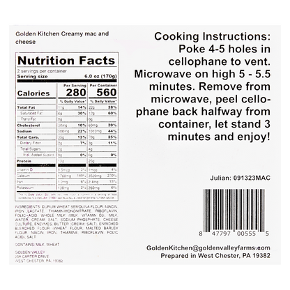 Golden Kitchen Mac N' Cheese