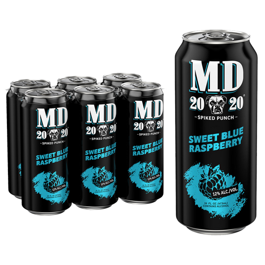 MD 20/20 Blue Razberry 6pk 16oz Can 12.0% ABV