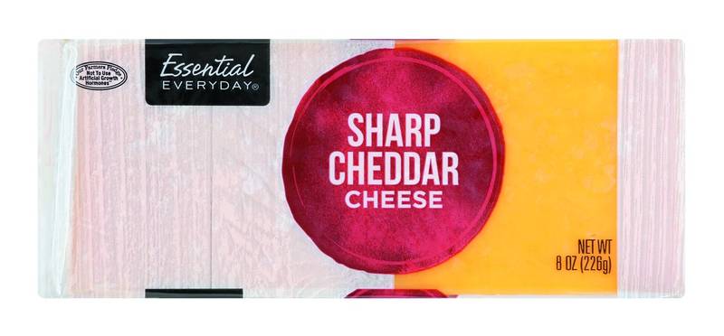 Essential Everyday Sharp Cheddar Cheese Chunk 8oz