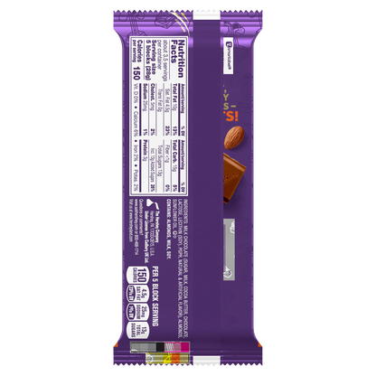 Cadbury Roast Almond Milk Chocolate Bar 3.5oz