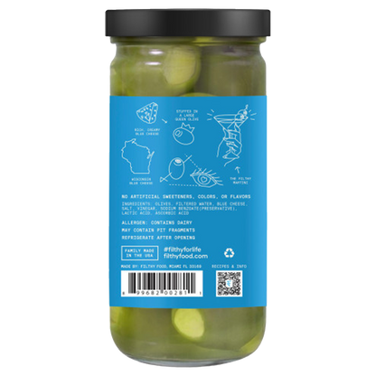 Filthy Blue Cheese Stuffed Olives 8oz