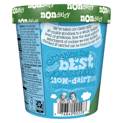 Ben & Jerry's Non-Dairy Milk & Cookies Ice Cream 16oz