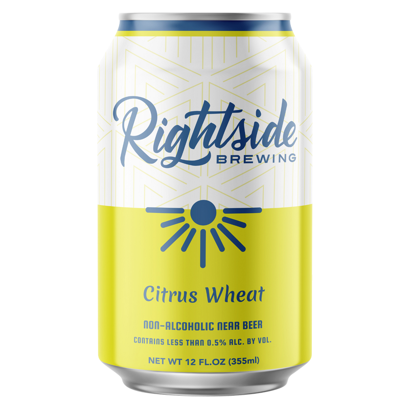 Rightside Brewing Citrus Wheat Non-Alcoholic 6pk 12oz