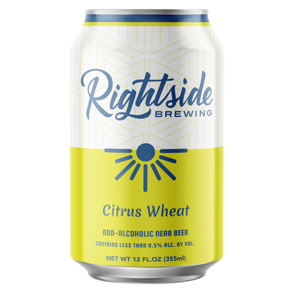 Rightside Brewing Citrus Wheat Non-Alcoholic 6pk 12oz