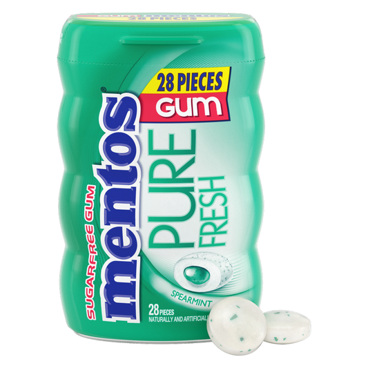 Mentos Spearmint Gum, 28ct