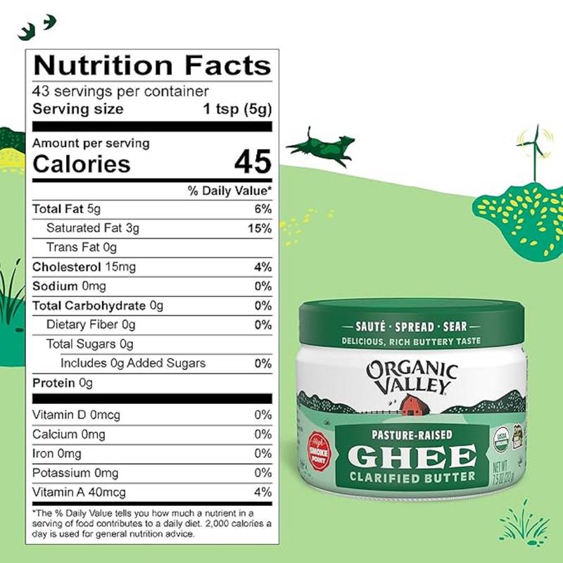 Organic Valley Ghee 7.5oz