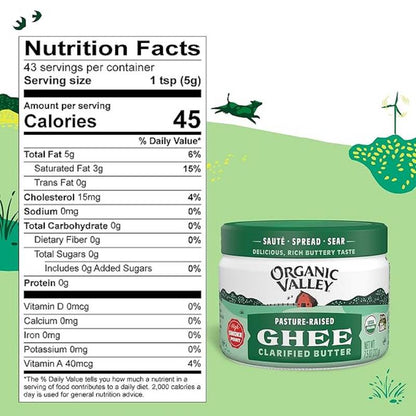 Organic Valley Ghee 7.5oz