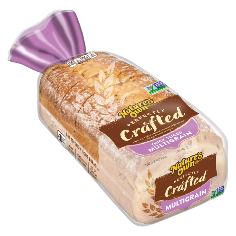 Nature's Own Perfectly Crafted Multigrain Thick Sliced Bread - 22oz