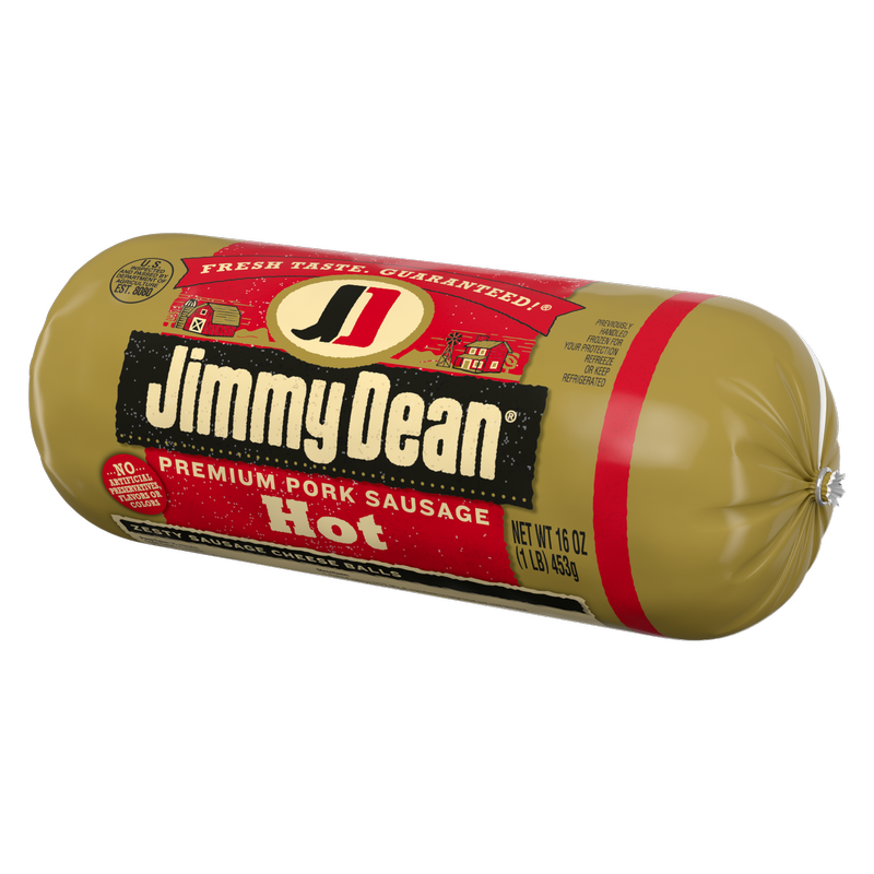 Jimmy Dean Pork Hot Breakfast Sausage Roll - 16oz