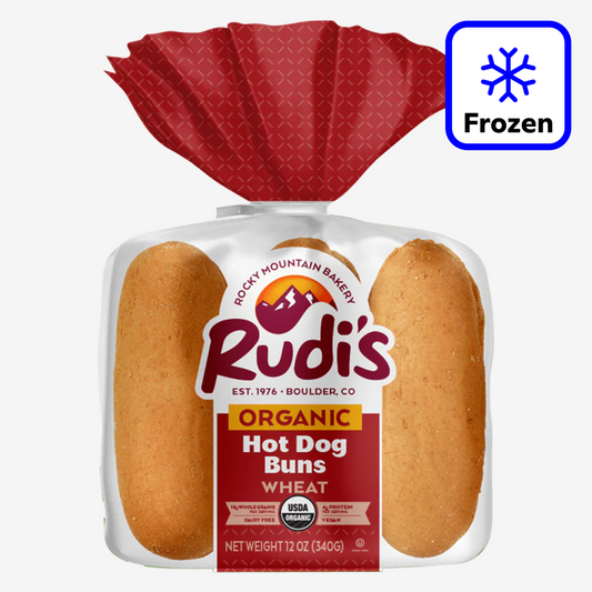 Frozen Rudi's Organic Wheat Hot Dog Buns - 6ct/12oz