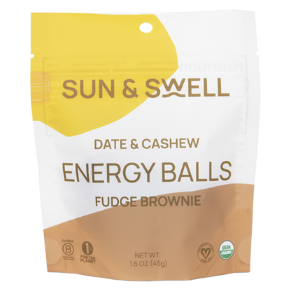 Sun & Swell Fudge Brownie Energy Bites 1.6oz Bag