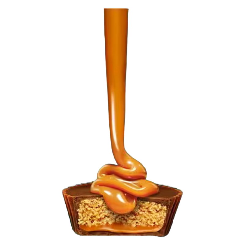 REESE'S Milk Chocolate Peanut Butter Cup Big Cup With Caramel King Size Bar, 2.8 oz