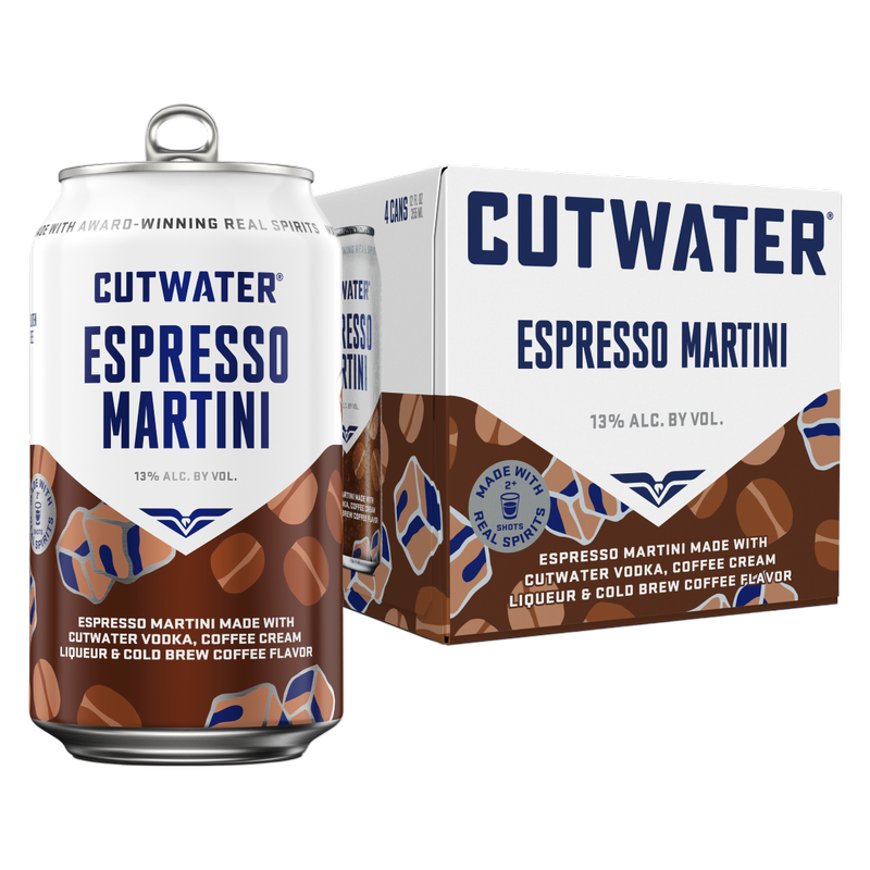 Cutwater Espresso Martini 4pk 12oz Cans 13% ABV