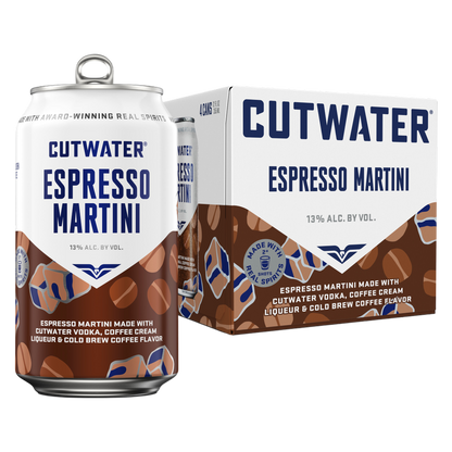 Cutwater Espresso Martini 4pk 12oz Cans 13% ABV