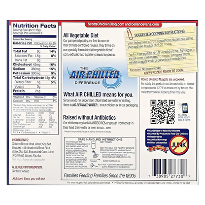 Bell & Evans Breaded Chicken Breast Nuggets