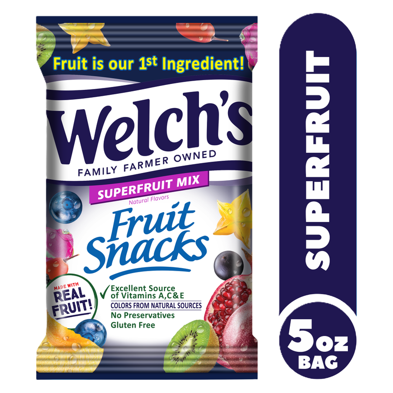 Welch's Fruit Snacks Superfruit Mix, 5oz