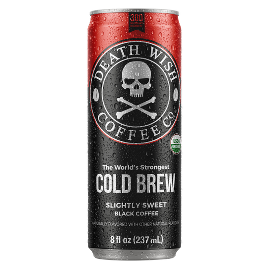 Death Wish Slightly Sweet Cold Brew 8oz Can