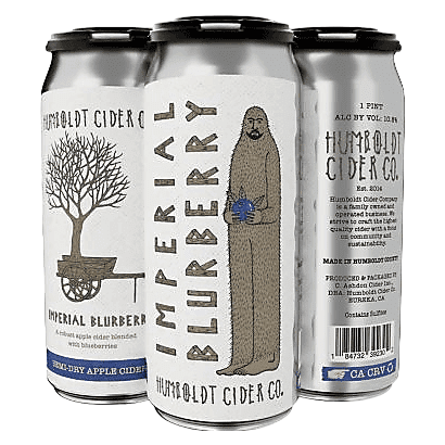 Humboldt Cider Imperial Blurberry 4pk 16oz Can