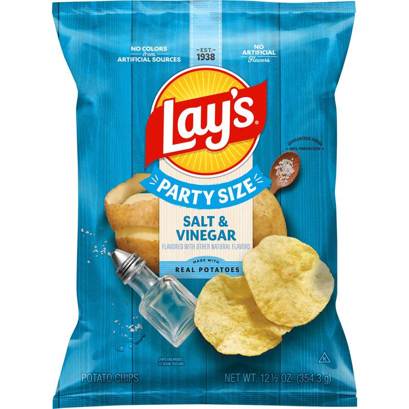 Lay's Salt & Vinegar Potato Chips 12.5oz