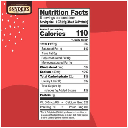 Snyder's Gluten Free Mini Pretzels 8oz