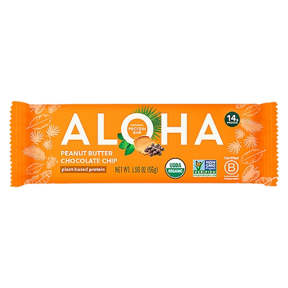 Aloha Peanut Butter Chocolate Chip Protein Bar 1.98oz