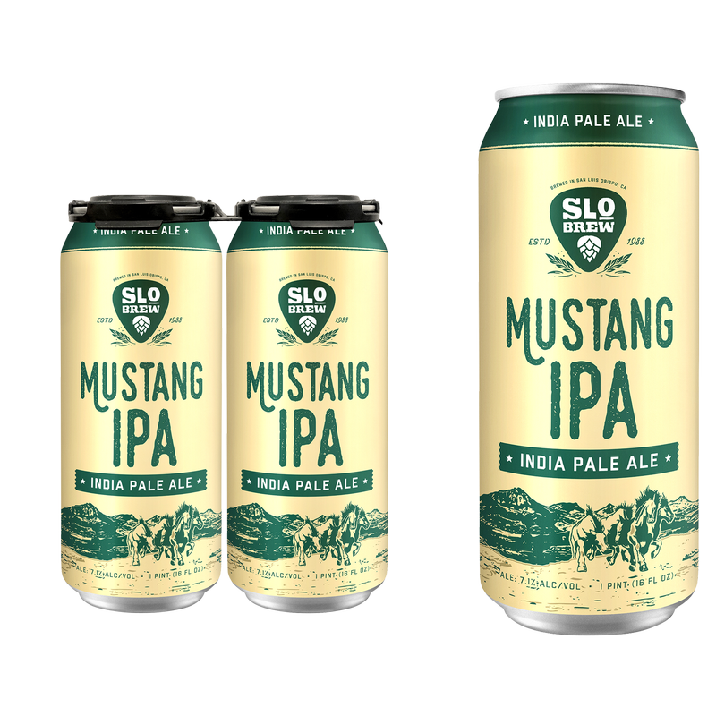 SLO Brewing Mustang IPA 4pk 16oz Can