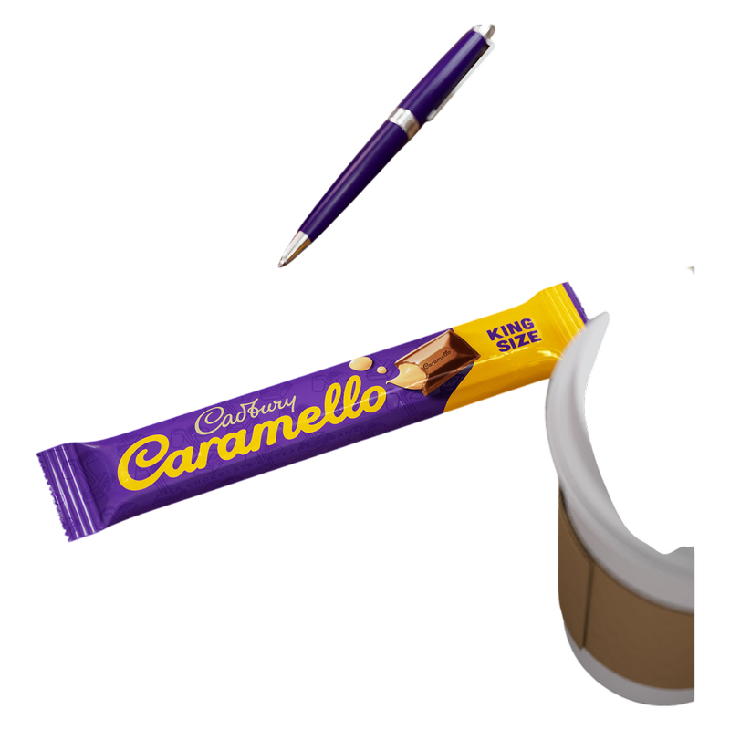 Cadbury Caramello Milk Chocolate Caramel King Size Candy, 2.7 oz