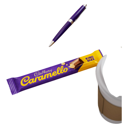 Cadbury Caramello Milk Chocolate Caramel King Size Candy, 2.7 oz