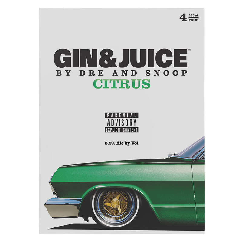 GIN & JUICE Citrus 4pk 355ml Can 5.9% ABV