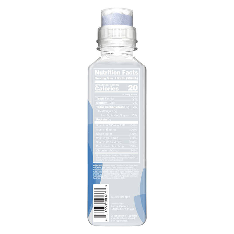 Karma Blueberry Lemonade Probiotic Water 18oz Btl