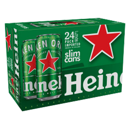 Heineken 24pk 12oz Can 5.0% ABV