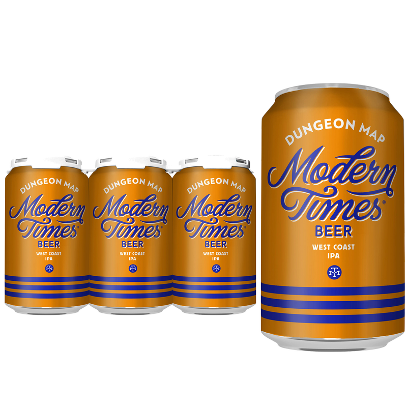 Modern Times Dungeon Map West Coast IPA 6pk 12oz
