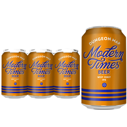 Modern Times Dungeon Map West Coast IPA 6pk 12oz