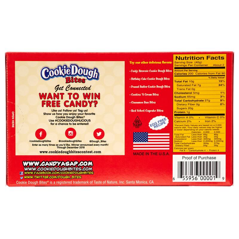The Original Chocolate Chip Cookie Dough Bites 3.1oz