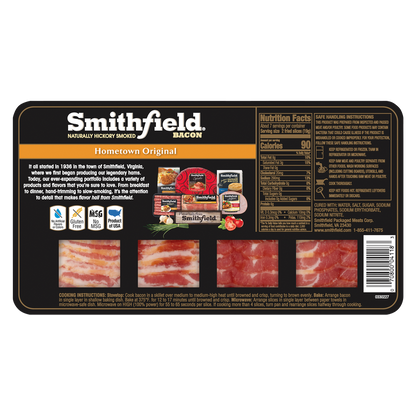 Smithfield Bacon Hickory Smoked - 16oz