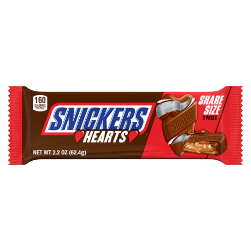 Snickers Hearts Share Size, 2.2oz